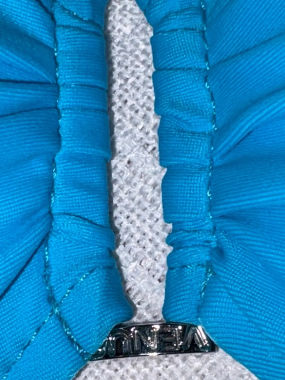 Venus Swim Turquoise Push Up Bikini Set Side Tie Bottom 10 EUC